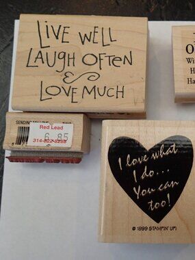 Sayings Stamper Set of 5